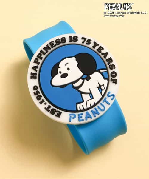 『PEANUTS 75周年デザイン』【着脱かんたん】クルっと虫よけバンド