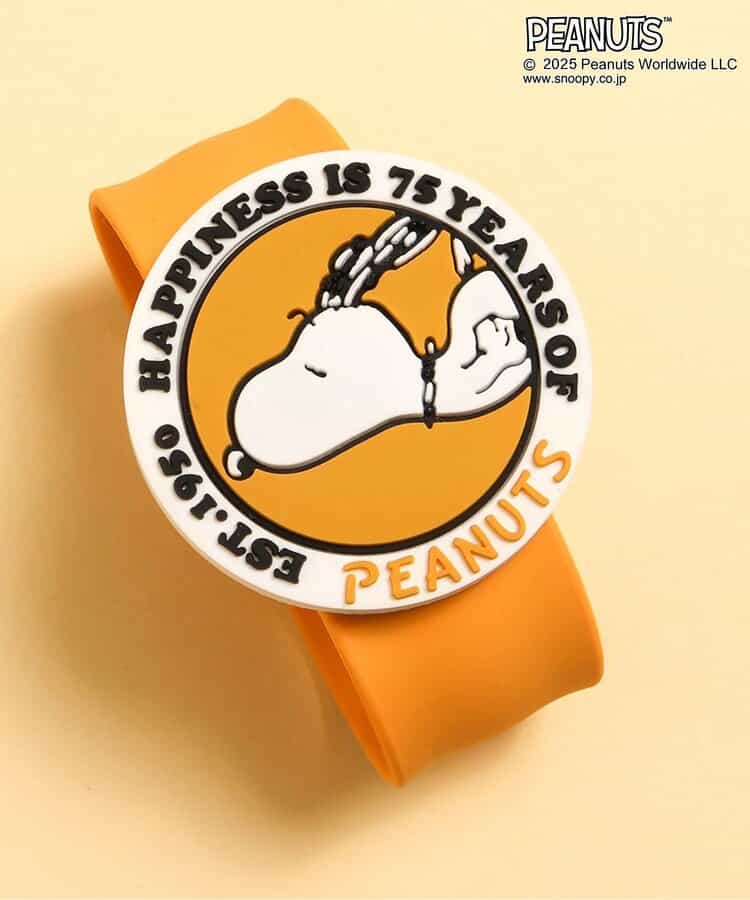 『PEANUTS 75周年デザイン』【着脱かんたん】クルっと虫よけバンド