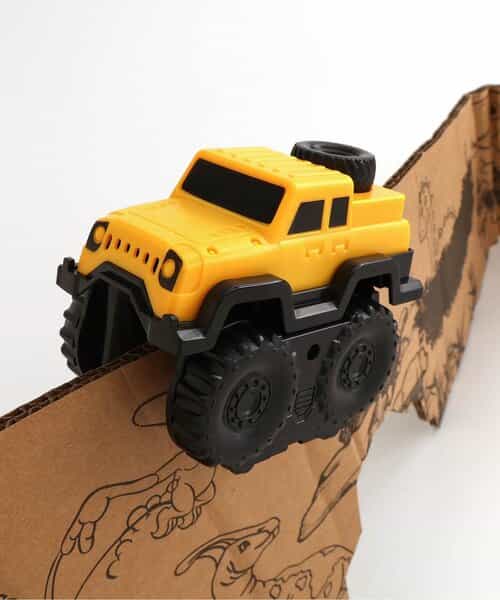 ダイナソーエクスプロール　ダンボールレールカーセット