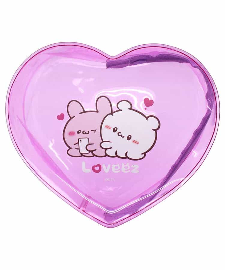 【らぶいーず】ハート型クリアポーチ