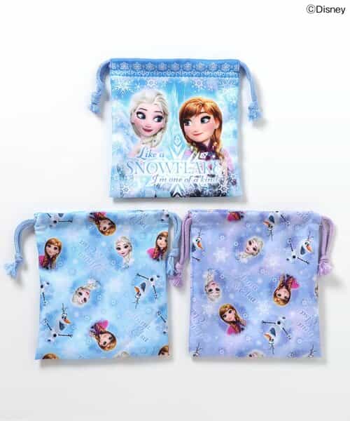 【アナと雪の女王】巾着3枚セット