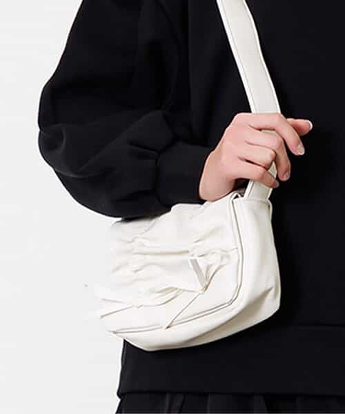 リボンギャザーショルダー