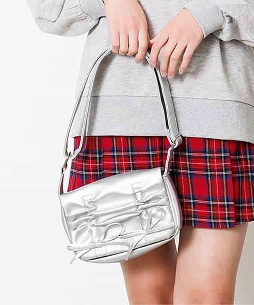 リボンギャザーショルダー