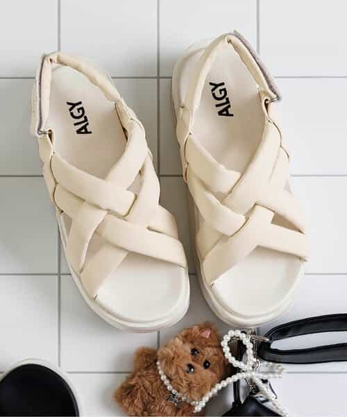 ★SALE★クロスパテッドエア底サンダル