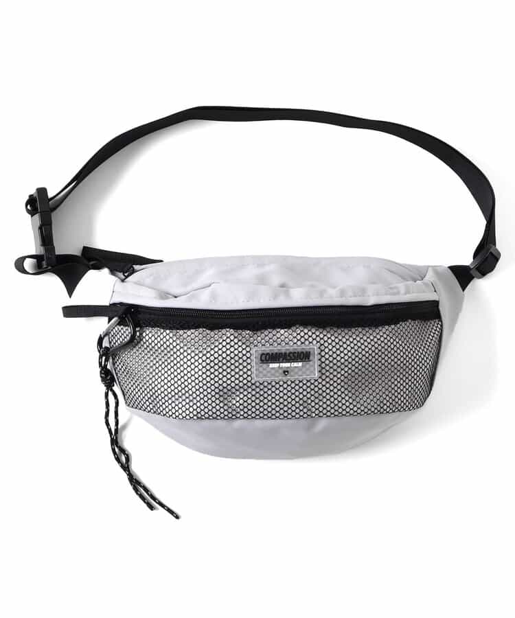 メッシュポケットボディバッグ