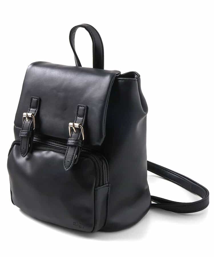 Wベルトフラップミニリュック