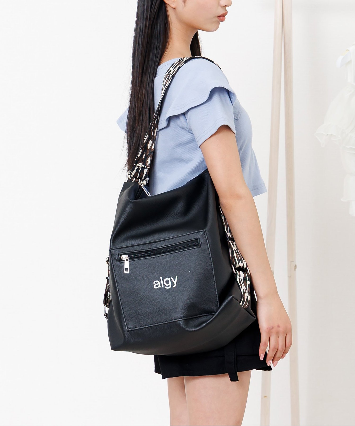 3WAY拡張ボストンBAG【36-50L】（A1GG106）|algy（アルジー） 女の子 