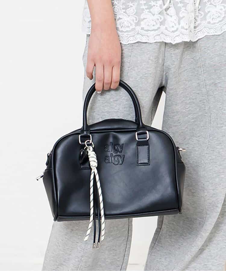 チャーム付き2WAYボストンバッグ