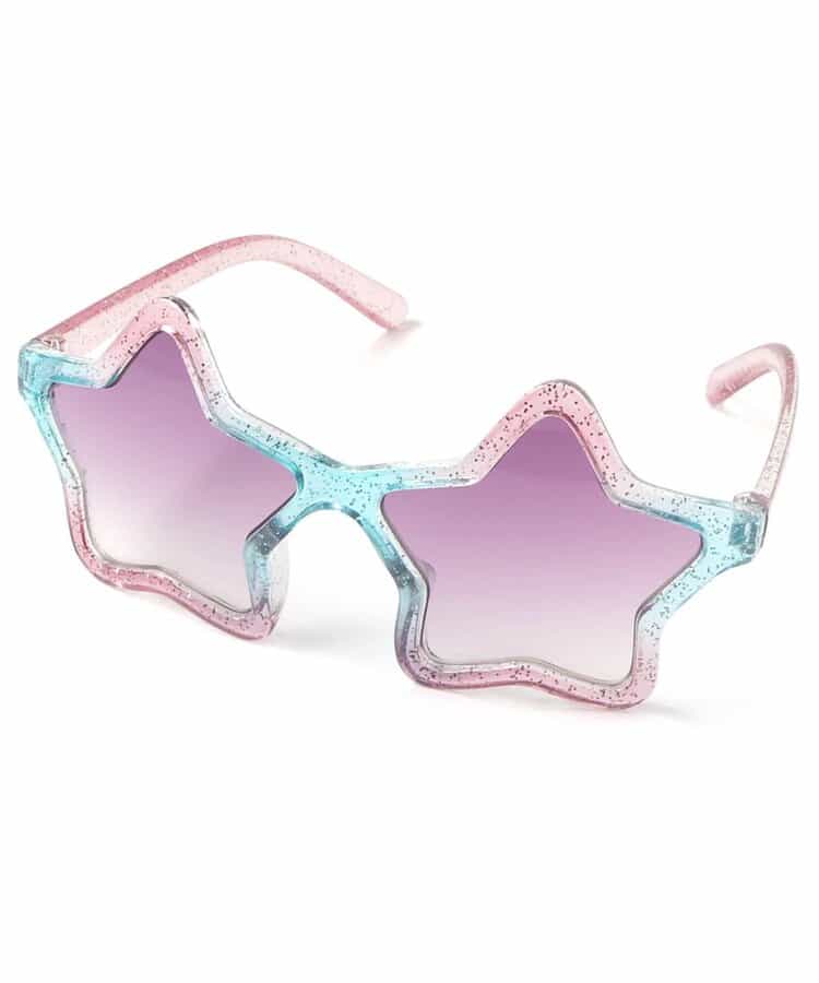 【UVカット】サングラス(スター・ピンクブルー)