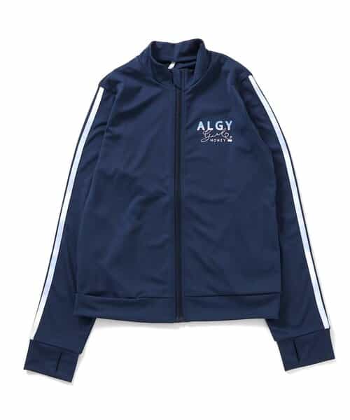 ★SALE★無地袖ラインラッシュガード_a