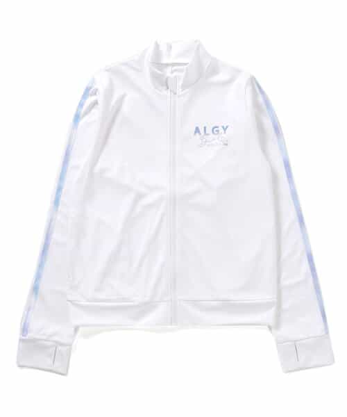 ★SALE★無地袖ラインラッシュガード_a