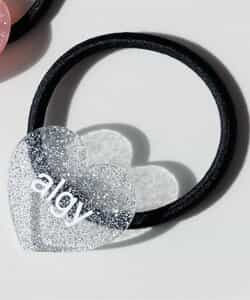 algyハートロゴヘアゴム