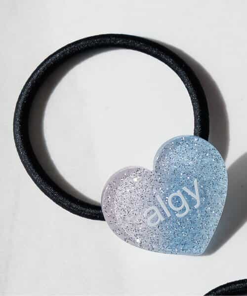 algyハートロゴヘアゴム