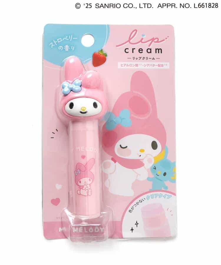 【サンリオキャラクターズ】マスコット付きリップ