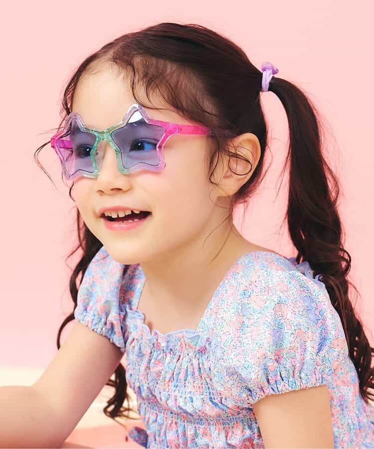 【UVカット】サングラス(スター・クリアレインボー)