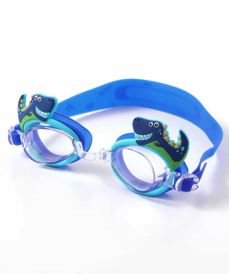キッズゴーグル（恐竜・ブルー）
