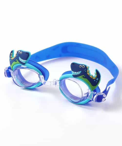 キッズゴーグル（恐竜・ブルー）