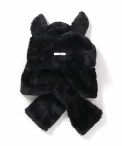 エンジェルフード付きネックウォーマー