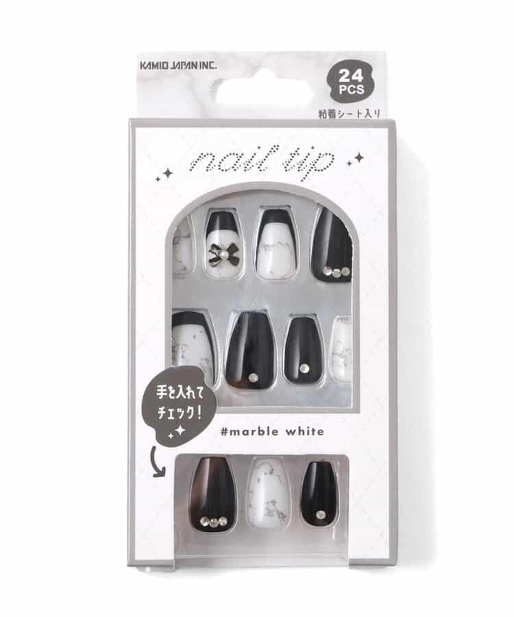 ネイルチップミドルスクエアタイプ