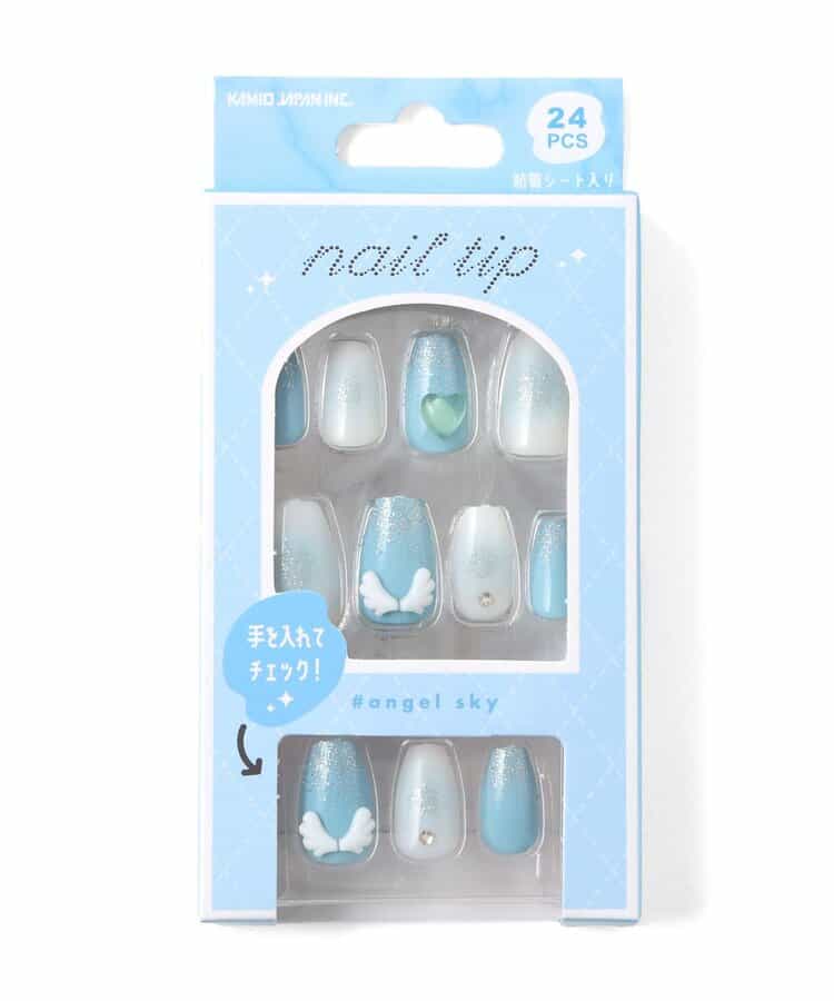 ネイルチップミドルスクエアタイプ