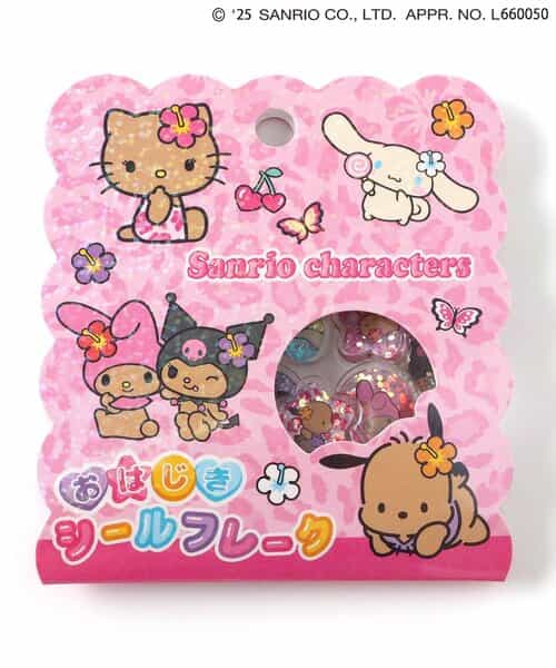 【サンリオキャラクターズ】おはじきシールフレーク