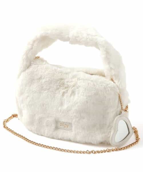 ファー2WAYミニトート