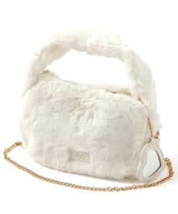 ファー2WAYミニトート