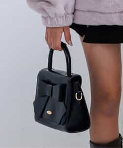 リボンミニボストン