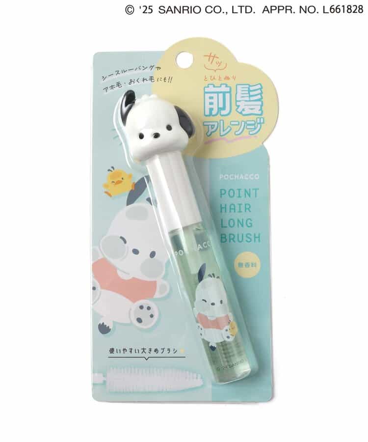 【サンリオキャラクターズ】マスコット付きポイントヘアロングブラシ