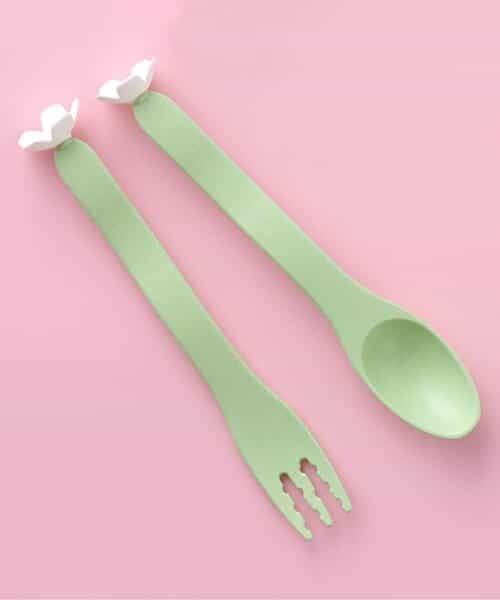 Hanasakuカトラリーセット(グリーン)