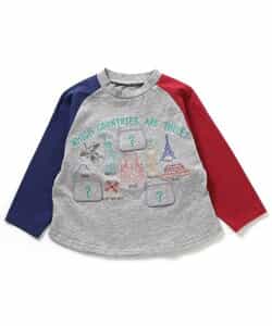 代引き手数料無料 ☆SALE☆どこの国か分かるかな？長袖Tシャツ（B106025）|BIT'Z 絵画