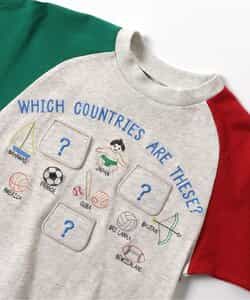 ☆SALE☆どこの国か分かるかな？長袖Tシャツ（B106025）|BIT'Z