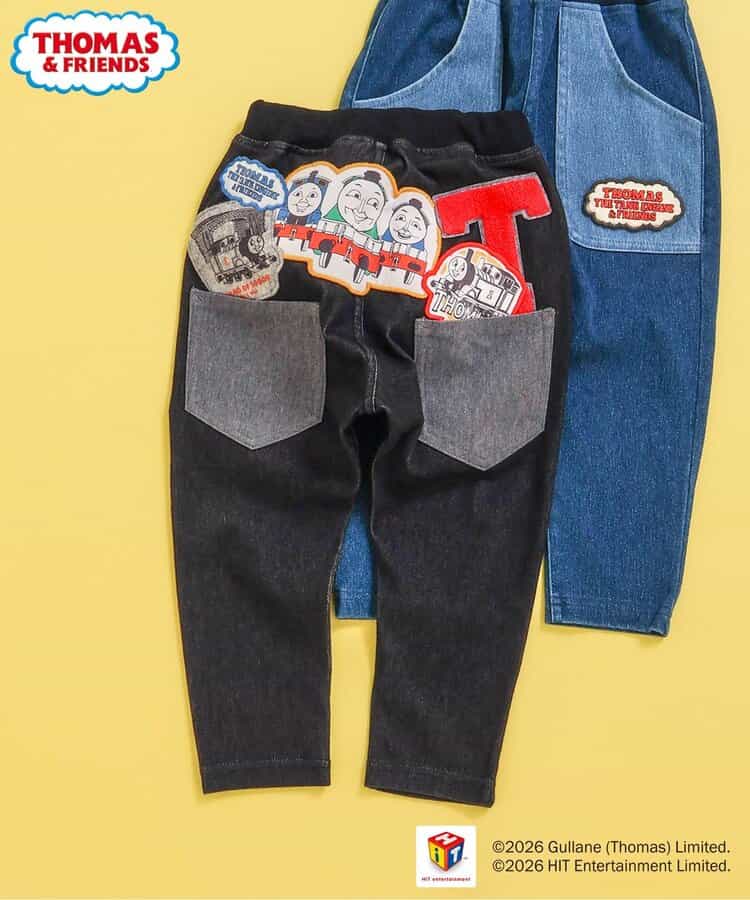 【トーマス】ワッペンもりもりパンツ  10分丈