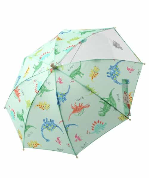☆1/13(火)お昼12:59まで3点10％OFF☆クレヨンお絵描き恐竜柄アンブレラ