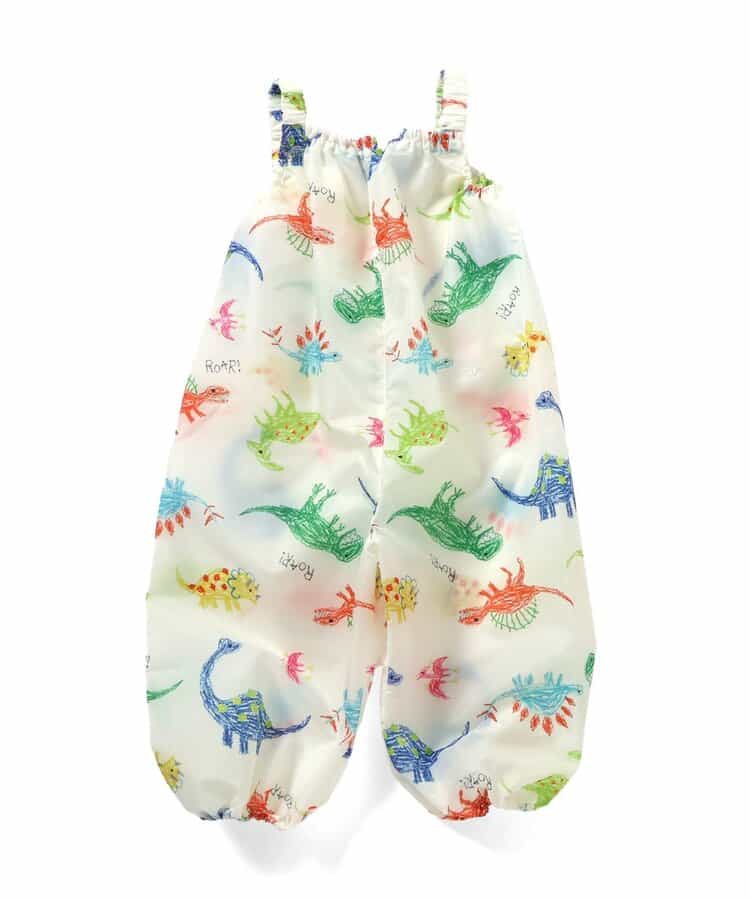 ☆1/13(火)お昼12:59まで3点10％OFF☆クレヨンお絵描き恐竜柄プレイウェア