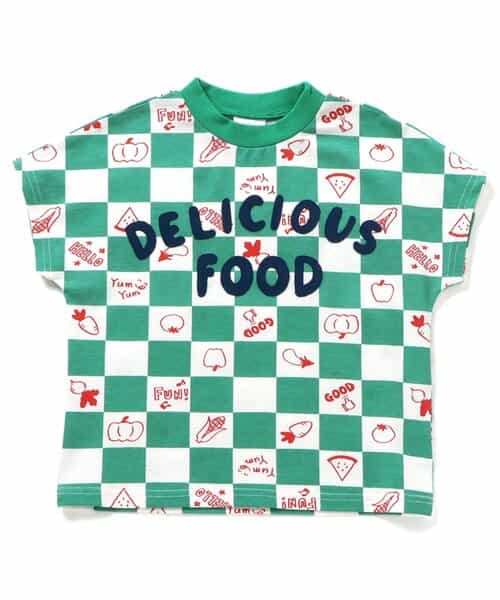 KnightA−騎士A− ビッグTシャツ/リボンブローチ/ピクチャータオル ☆SALE☆おっきなフルーツ柄＆ベジタブルブロックチェック柄T