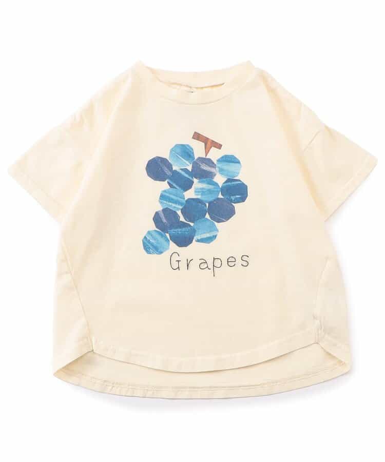 ★SALE★色々フルーツとベジタブル切り絵プリントTシャツ