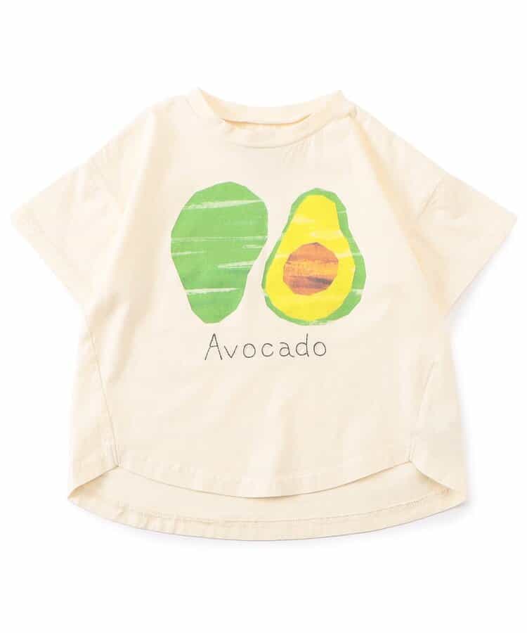 ★SALE★色々フルーツとベジタブル切り絵プリントTシャツ