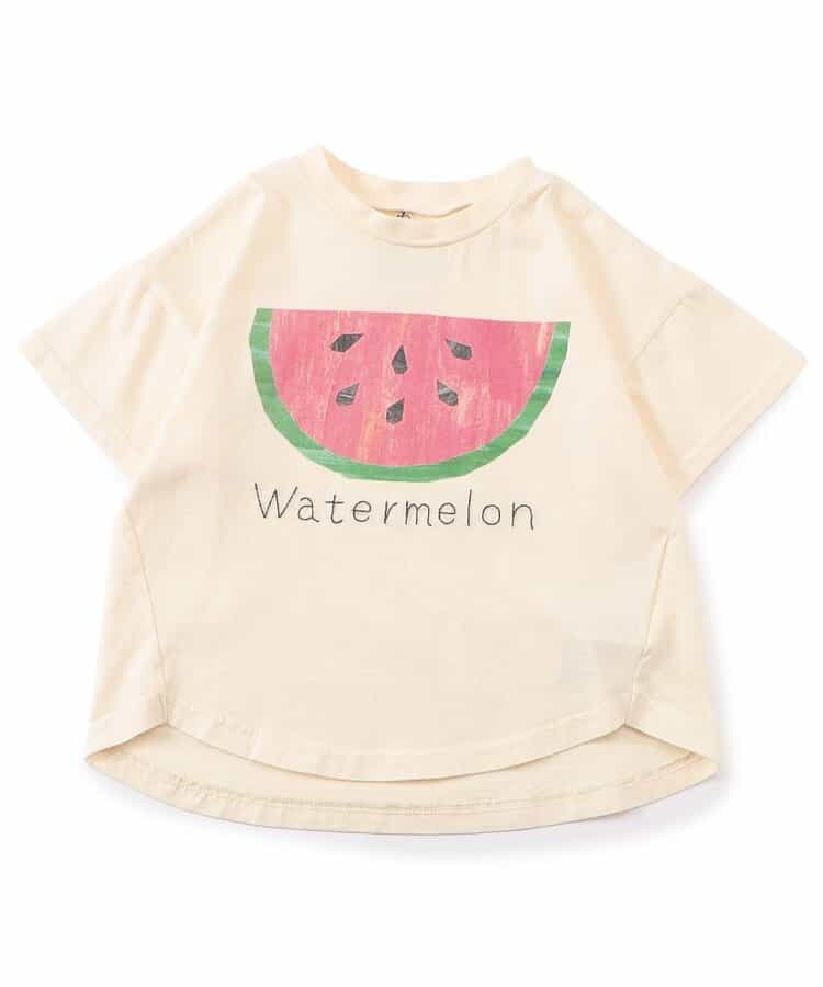 ★SALE★色々フルーツとベジタブル切り絵プリントTシャツ