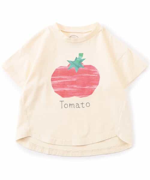 ★SALE★色々フルーツとベジタブル切り絵プリントTシャツ