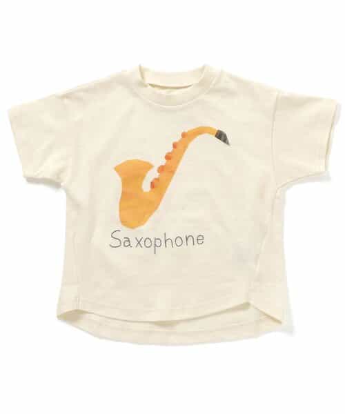 楽器切り絵プリントTシャツ