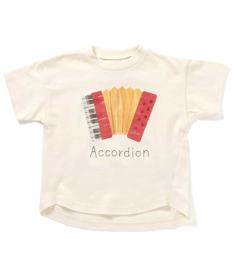 楽器切り絵プリントTシャツ