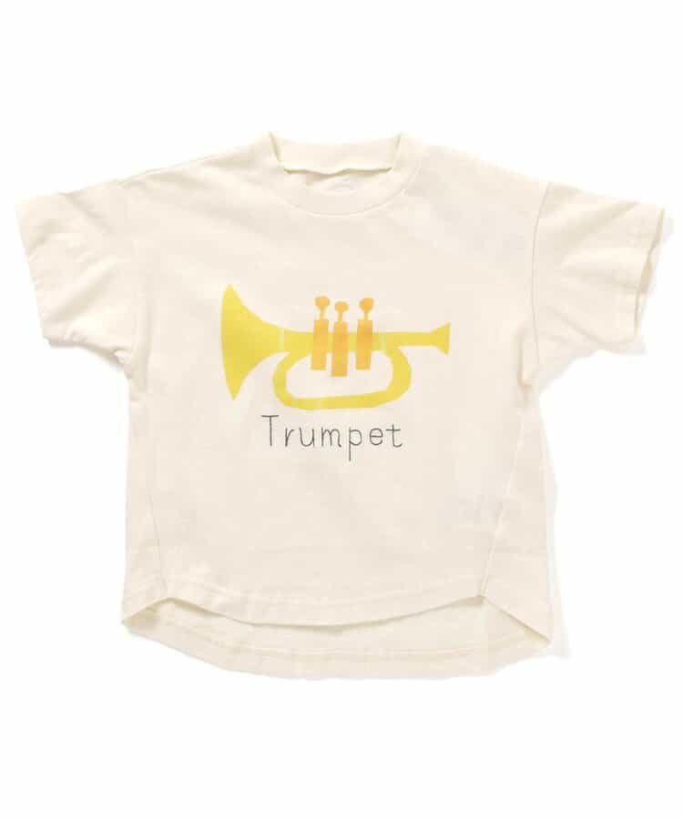 楽器切り絵プリントTシャツ