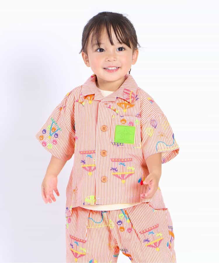 遊園地刺繍シャツ