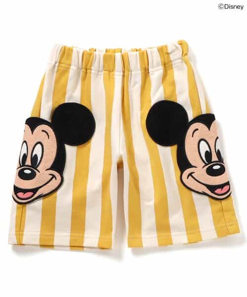 ディズニーキャラクターミッキーポケットパンツ  5分丈