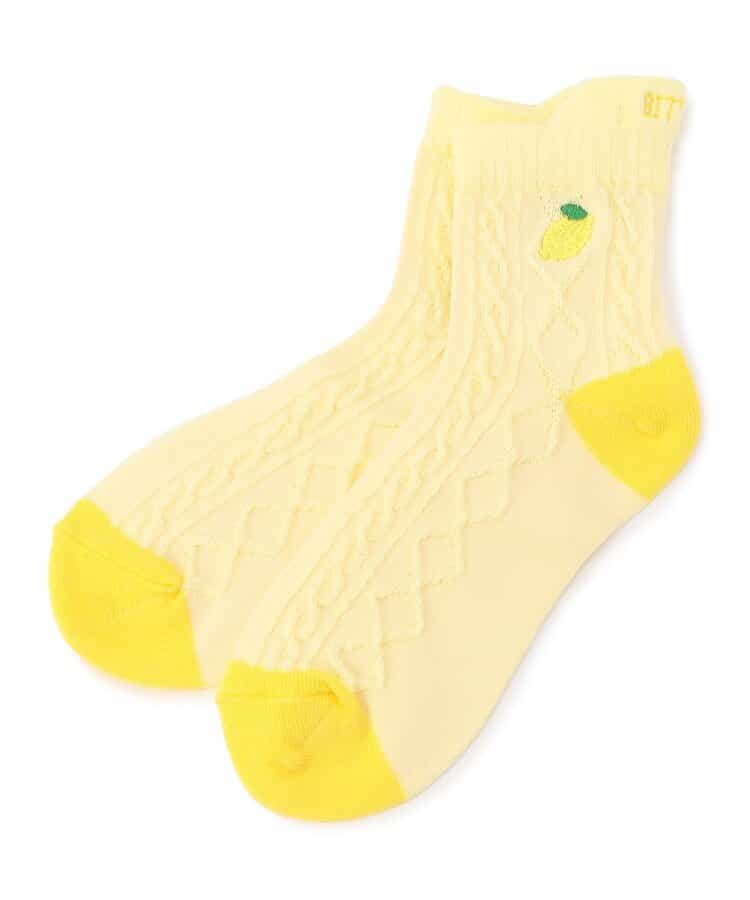 ★SALE★アボカドとスイカとレモンのクルーソックス