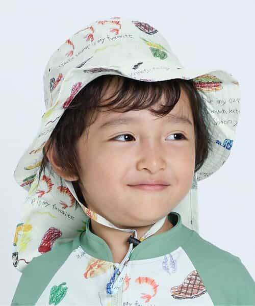 ★SALE★みんなでBBQしたよ柄日よけハット