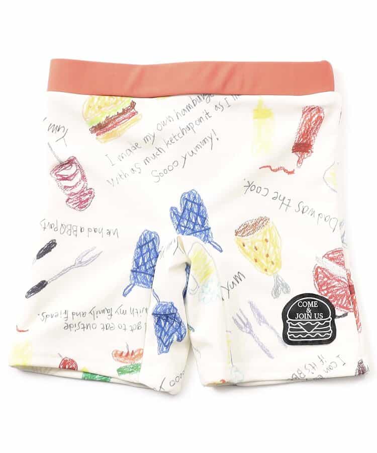 ★SALE★みんなでBBQしたよ柄ボクサー水着_UVカット