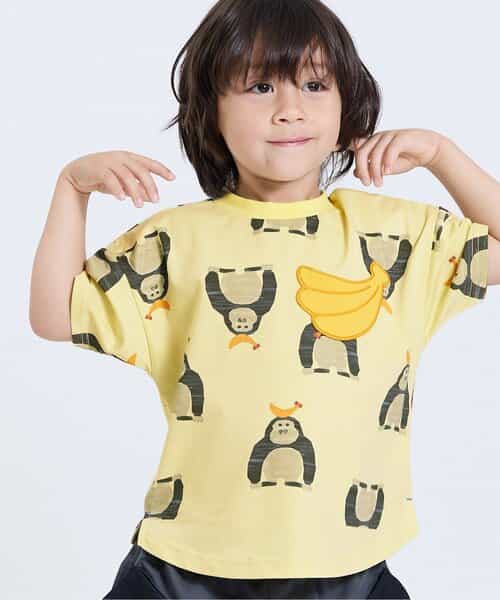 ☆4/28(火)お昼12:59まで3点10％OFF☆動物総柄Tシャツ  接触冷感