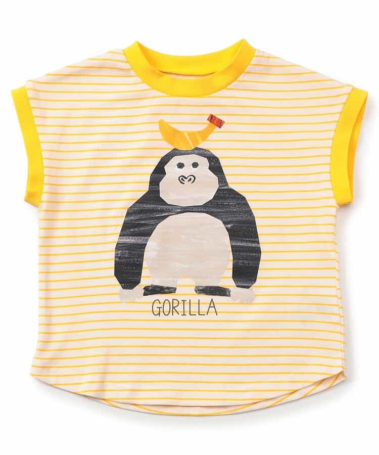 動物プリントTシャツ  接触冷感